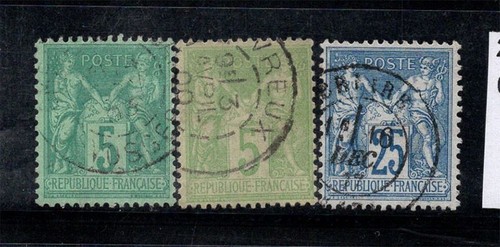 Frankreich 1876 75 78 - 1876, 75,78