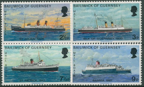 Guernsey 1973 postschiffe - guernsey,