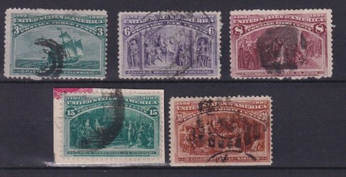 Usa 1893 michel - 75,, 78