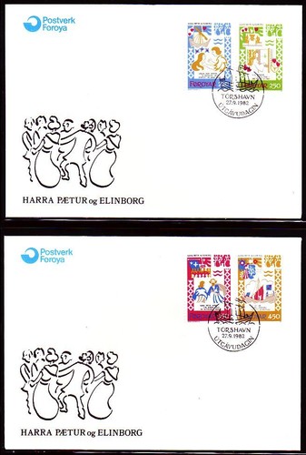 Färöer 1982 fdc - färöer,