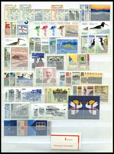 Färöer 1975 komplett - , 1975-82,